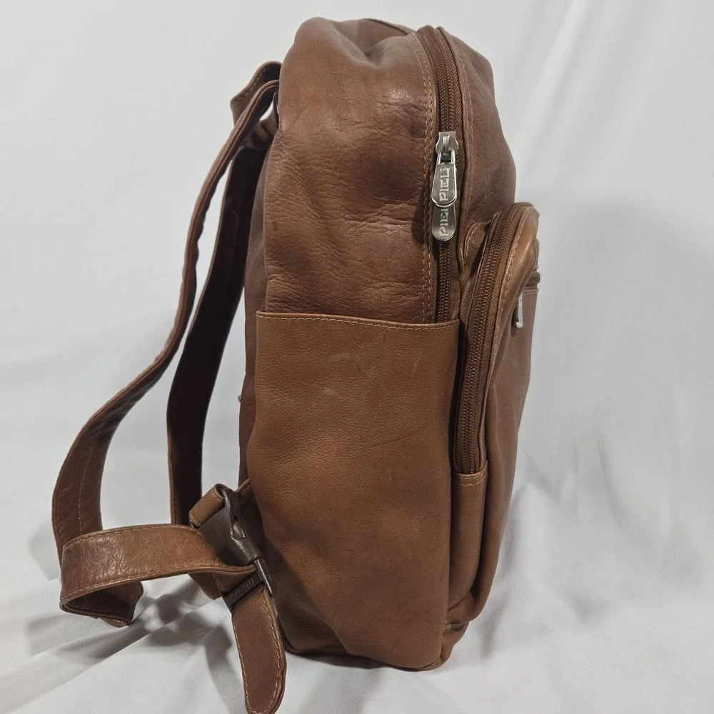Piel Traditional Leather Backpack in Classic Brown